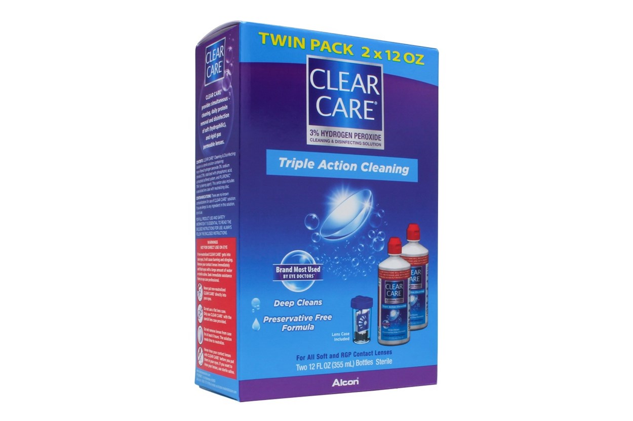 clear care contact lens solution